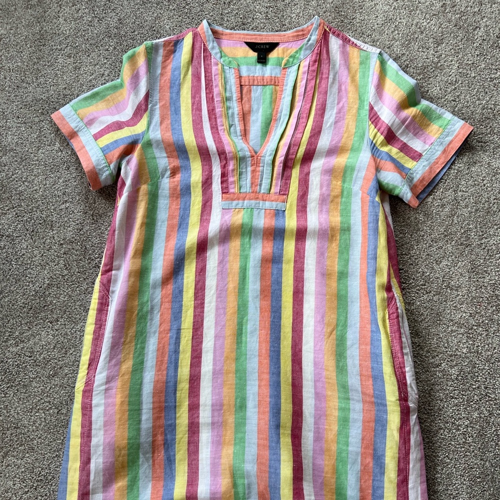 JCrew colorful dress